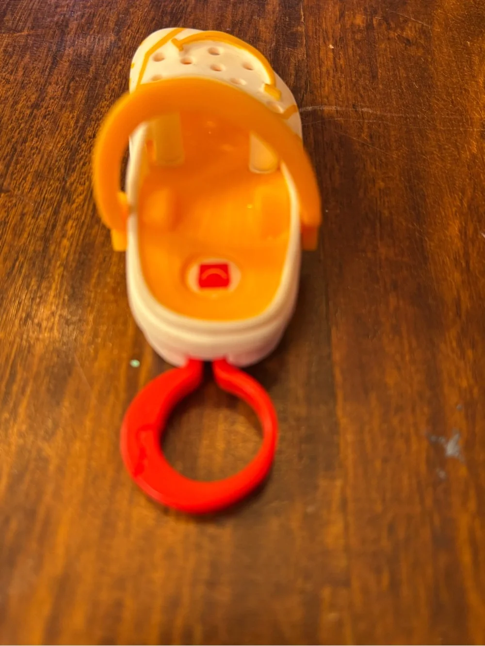 2024 Mcdonald's Crocs Toy # 8 Shoe Keychain Bag Clip No Box
